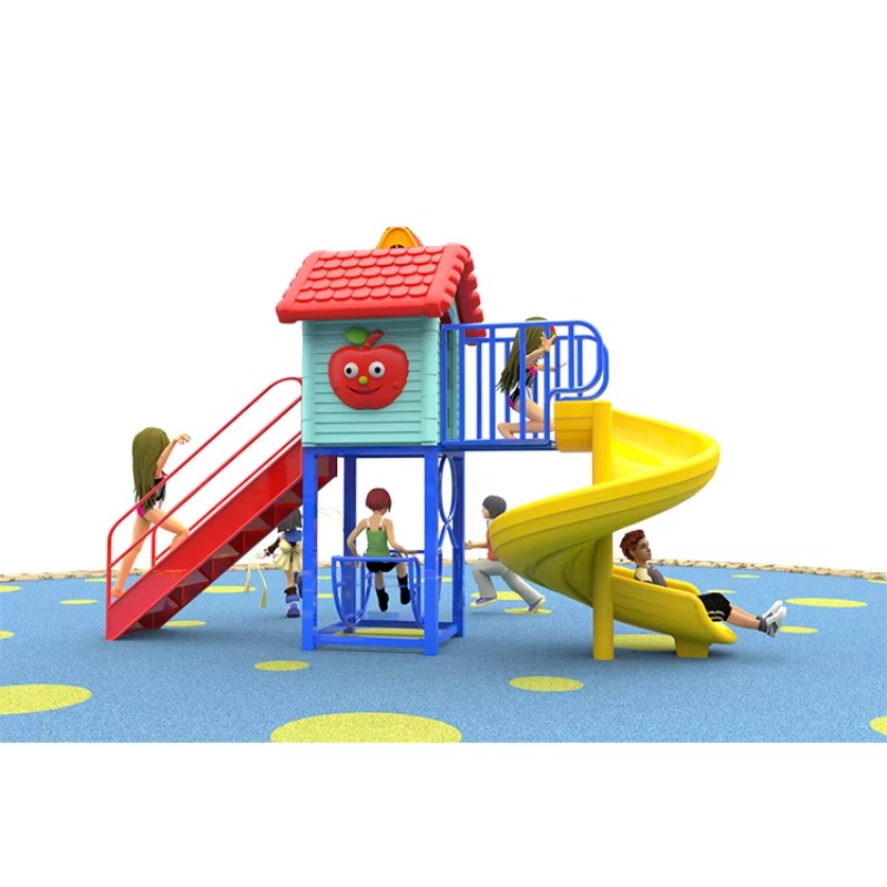 Kids Outdoor Swing And Slide - 子供用滑り台とブランコ遊具、屋外遊園地遊具、大特価販売中