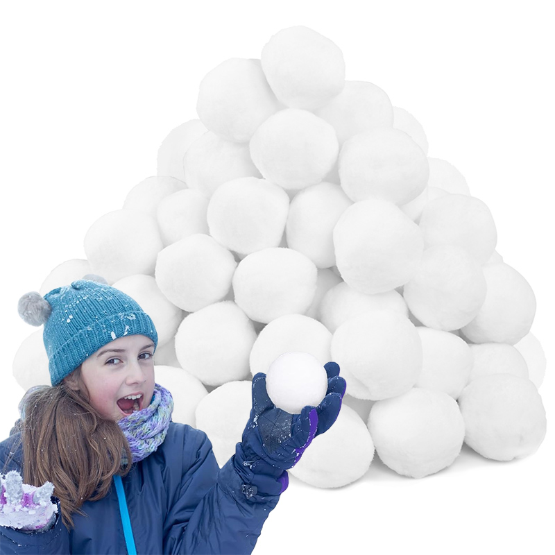 Kids Outdoor Xmas Gifts - 30/60個入り ソフトスノーフェイクボール クリスマス 子供用ギフト おもちゃ 室内・屋外用