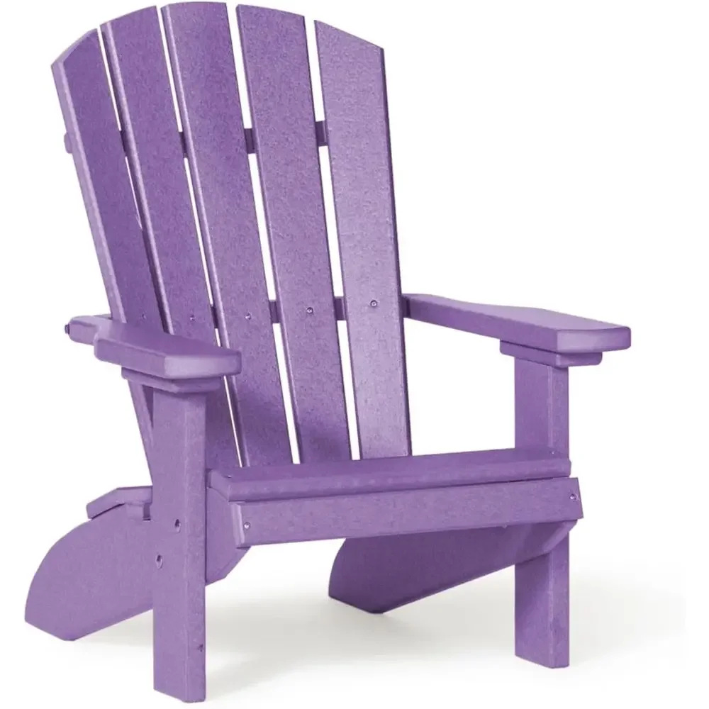 Kids Outdoor Adirondack Chair - ポリキッズ アディロンダックチェア、アウトドアチェア、3歳から8歳のお子様向け、耐久性のある子供用パティオシート、キャンプや裏庭での遊びに最適 - アミ