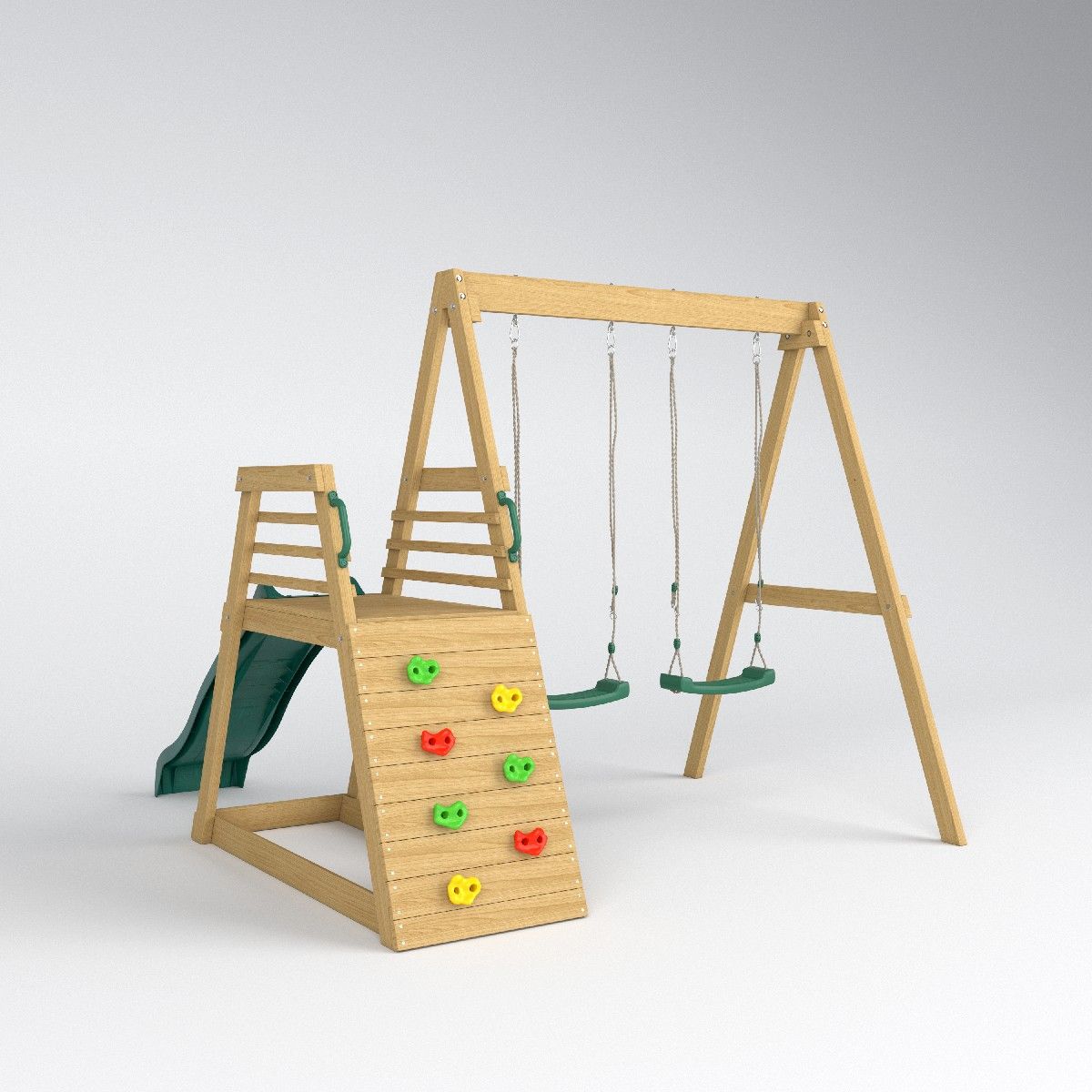 Kids Outdoor Swing And Slide - 2026年 ジャングルジム スライド スイング ガーデン キッズ