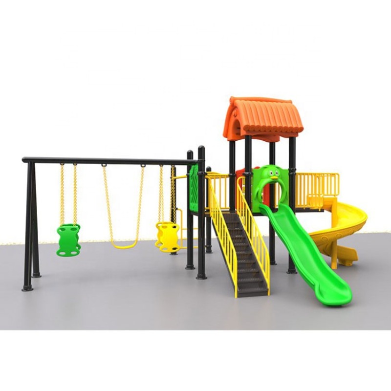 Kids Outdoor Swing And Slide - 卸売価格の子供用屋外遊具ブランコと滑り台セット