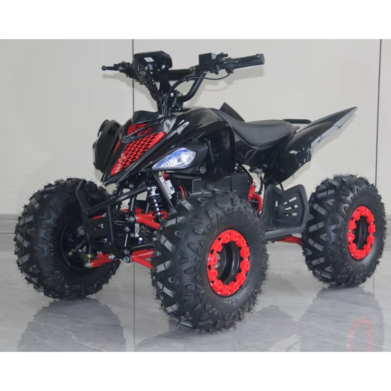 Kids Outdoor Electric Quad - 48V 1000W 電動キッズATV 4輪クワッドバイク、高性能シャフトドライブミニクワッド、子供向け、オフロードアウトドアギフト