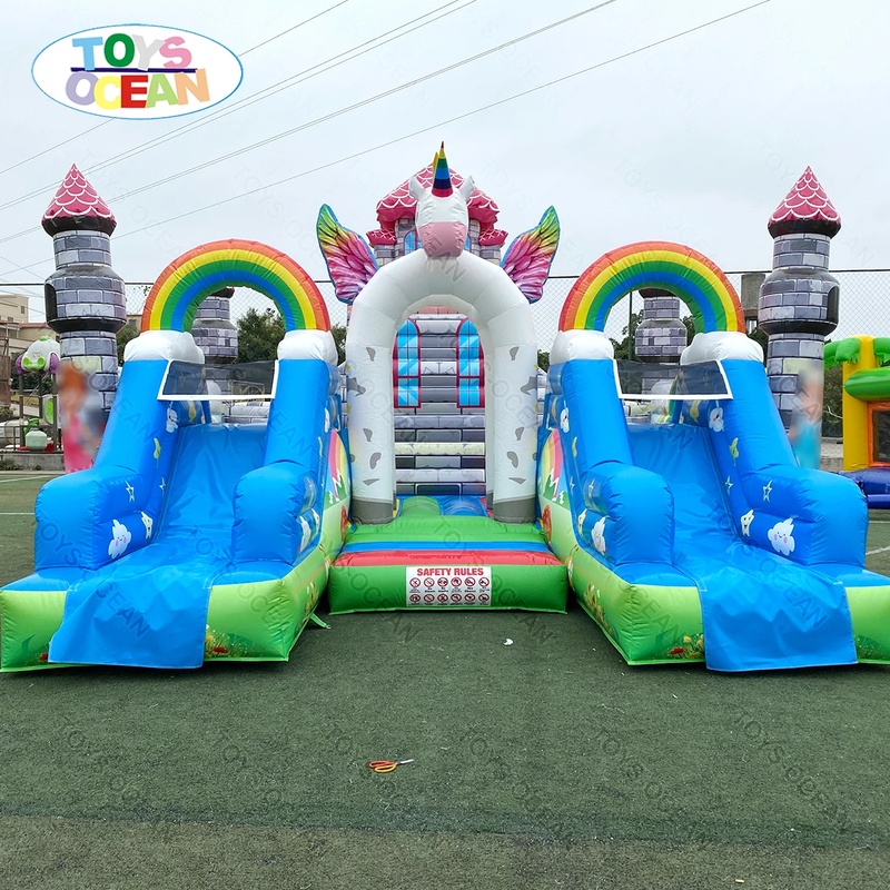 Kids Outdoor Jump House - 特注大型屋外遊具 キッズ用インフレータブル バウンスハウス ジャンピングキャッスル コンボスライド 販売中