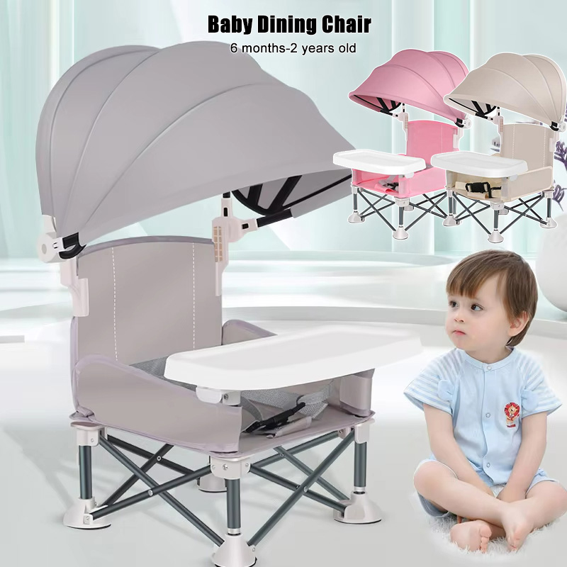 Kids Outdoor Table And Chairs - ベビー折りたたみダイニングチェアアルミ合金子供ダイニングテーブルポータブル小さな椅子子供のための屋外ビーチ旅行赤ちゃんの Saet