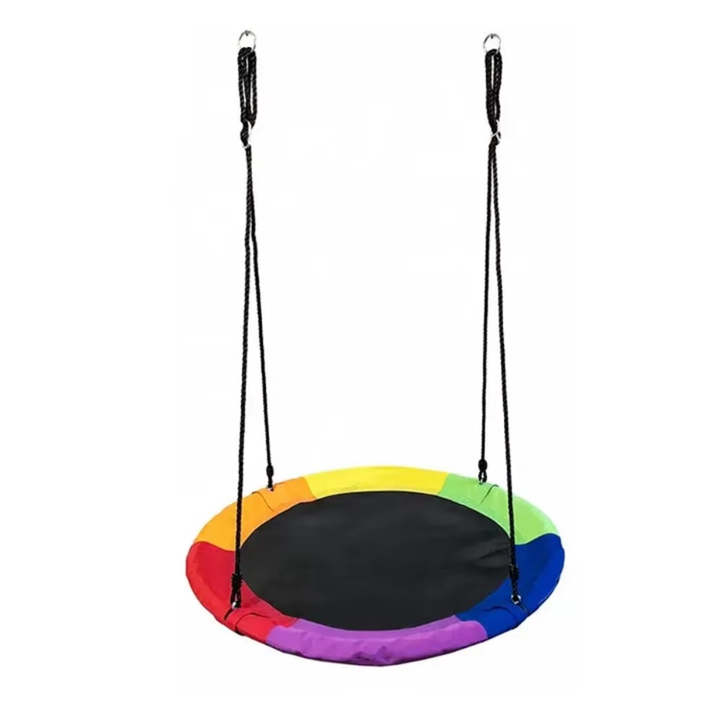 Kids Outdoor Hammock Swing - 屋外ガーデンキッズベビースイング カラフルなネストハンモックスイング 高さ調節可能