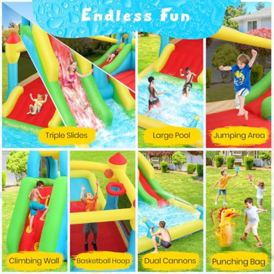 屋外/屋内兼用インフレータブルウォーターバウンスハウス（子供 - Kids Outdoor Climbing のレビューと価格