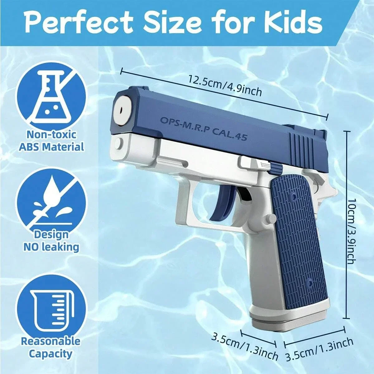 おもちゃの水鉄砲 ピストル型水鉄砲 夏のプールやビーチでの水 - Kids Outdoor Activity Toys のレビューと価格