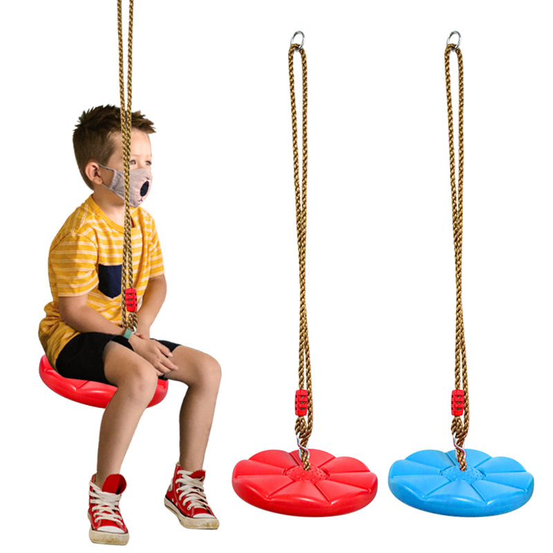 子供用ディスクスイング子供屋内および屋外スポーツ赤青肥厚八角 - Kids Outdoor Table And Chairs のレビューと価格