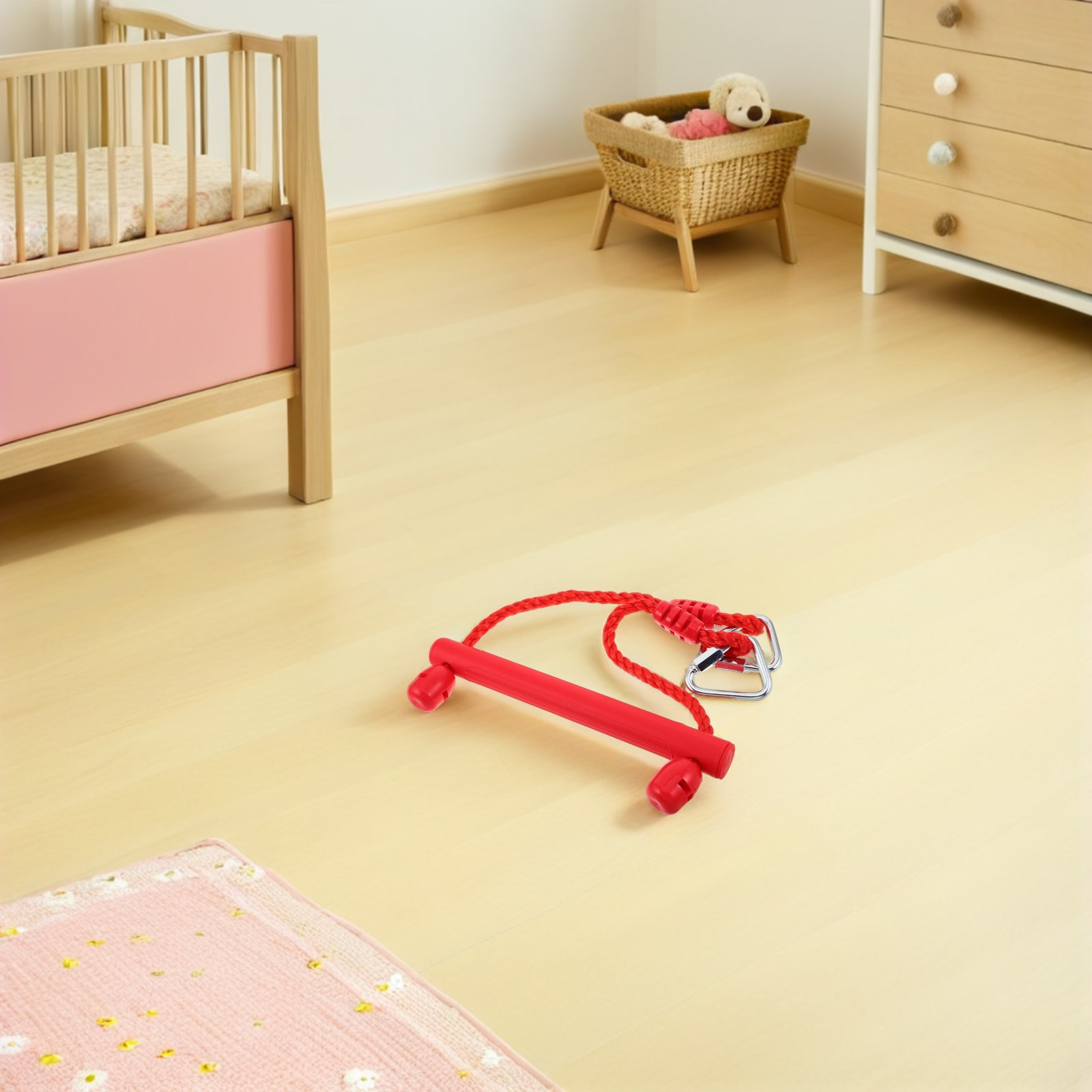 モンキーバー 子供用クライミングバー 室内用 赤色 体操バー - Kids Outdoor Playset のレビューと価格