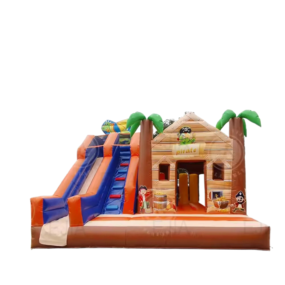 ポータブル商業用17フィート大型インフレータブル海賊ジャング - Kids Outdoor Jump House のレビューと価格