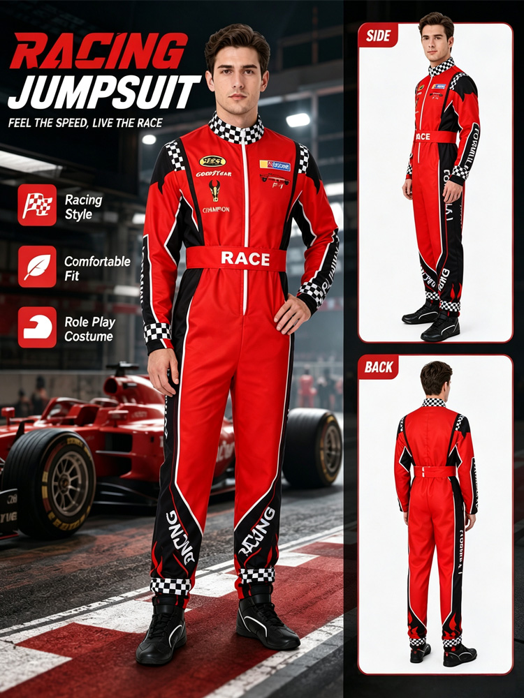 大人用レーシング衣装子供用カート競技ユニフォーム（赤い野球帽 - Kids Outdoor Karting のレビューと価格