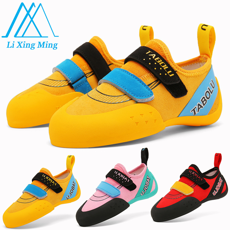 男の子と女の子のためのロッククライミングシューズ,屋内と屋外 - Kids Outdoor Climbing のレビューと価格