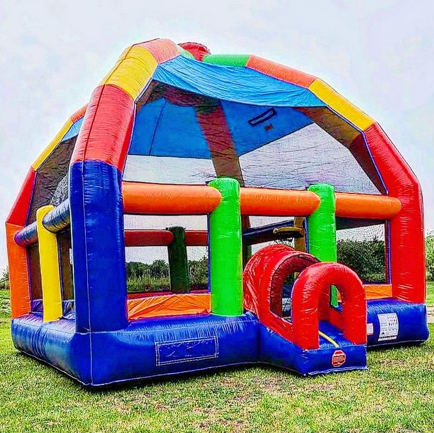 大型ジャンプキャッスル インフレータブルバウンサー インフレ - Kids Outdoor Jump House のレビューと価格