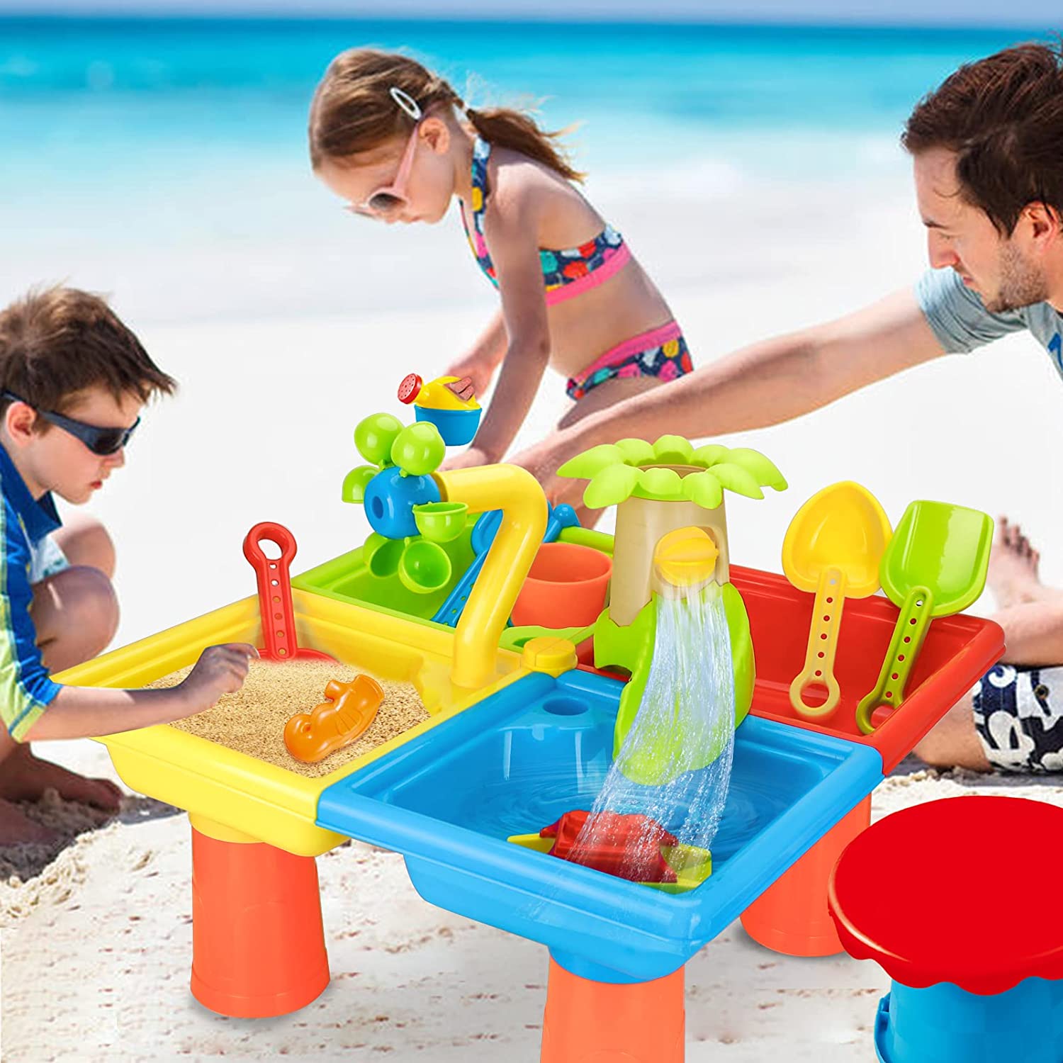 子供のためのテーブルとビーチのおもちゃ,屋外ゲーム,ベビーウ - Kids Outdoor Playset のレビューと価格