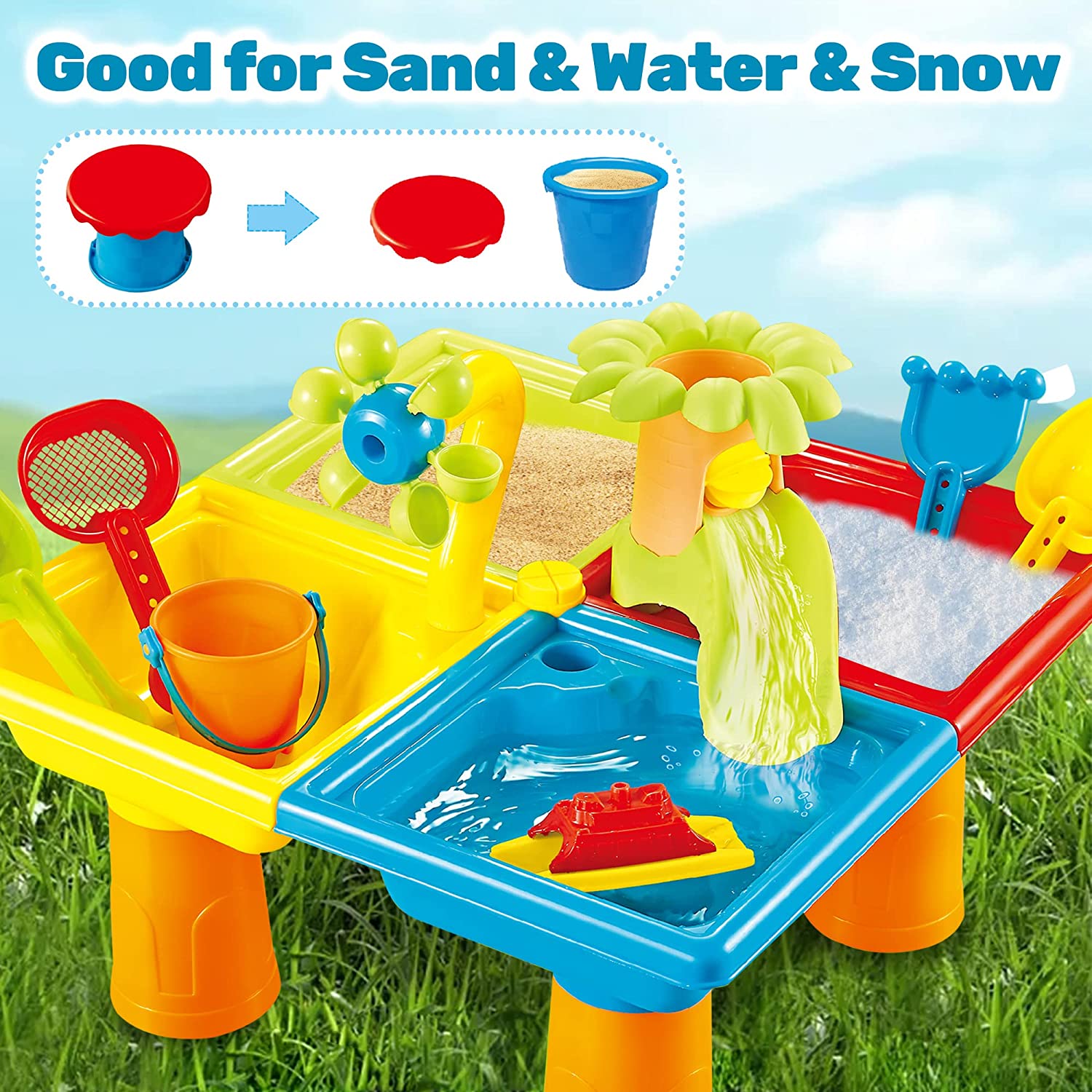 子供のためのテーブルとビーチのおもちゃ,屋外ゲーム,ベビーウ - Kids Outdoor Playset のレビューと価格