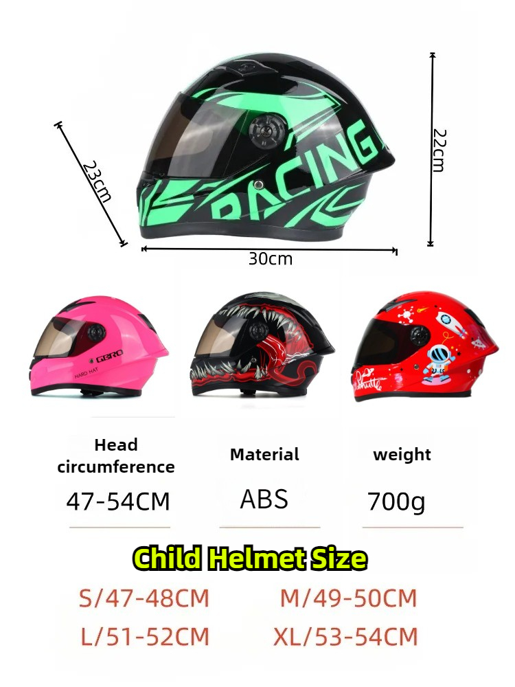 かわいい子供用カートフルフェイスヘルメット男の子女の子四季ア - Kids Outdoor Karting のレビューと価格