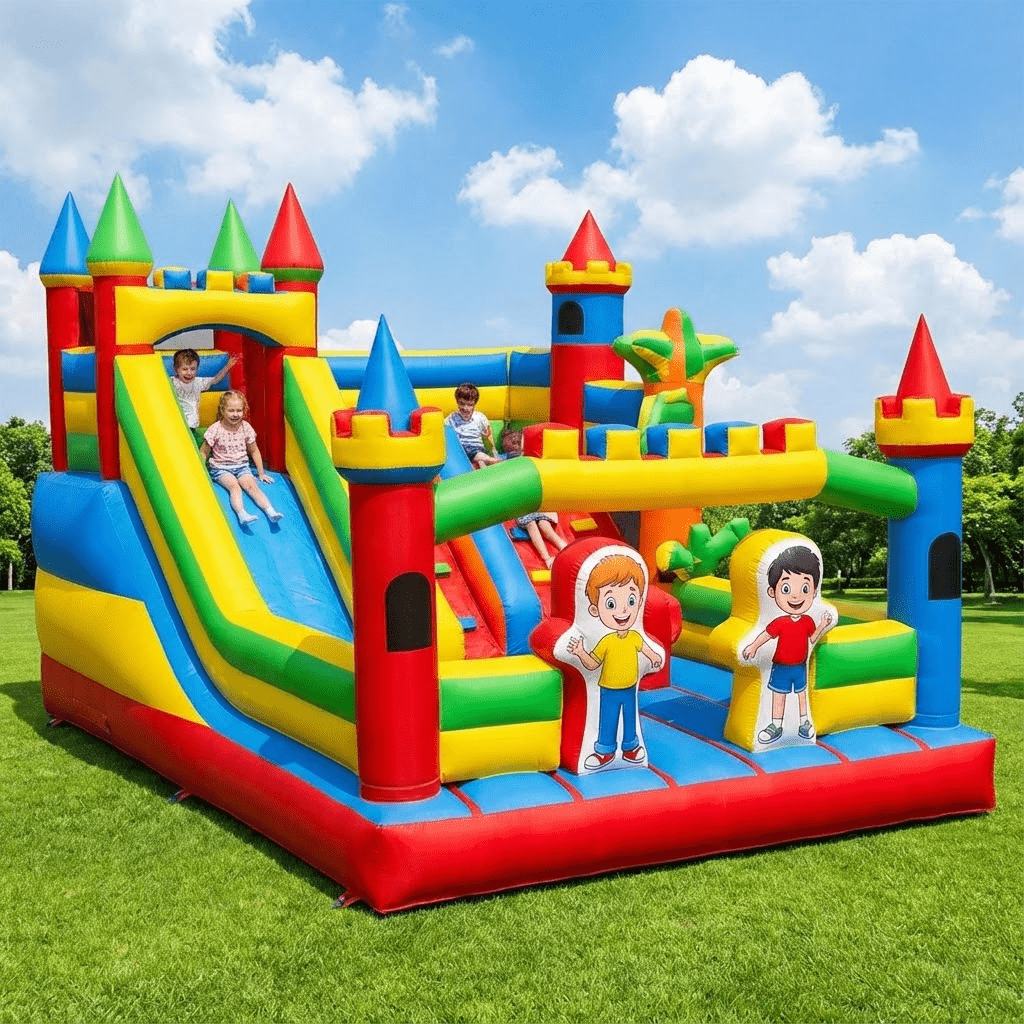 特注ヘビーデューティー業務用インフレータブルジャンパースライ - Kids Outdoor Jump House のレビューと価格