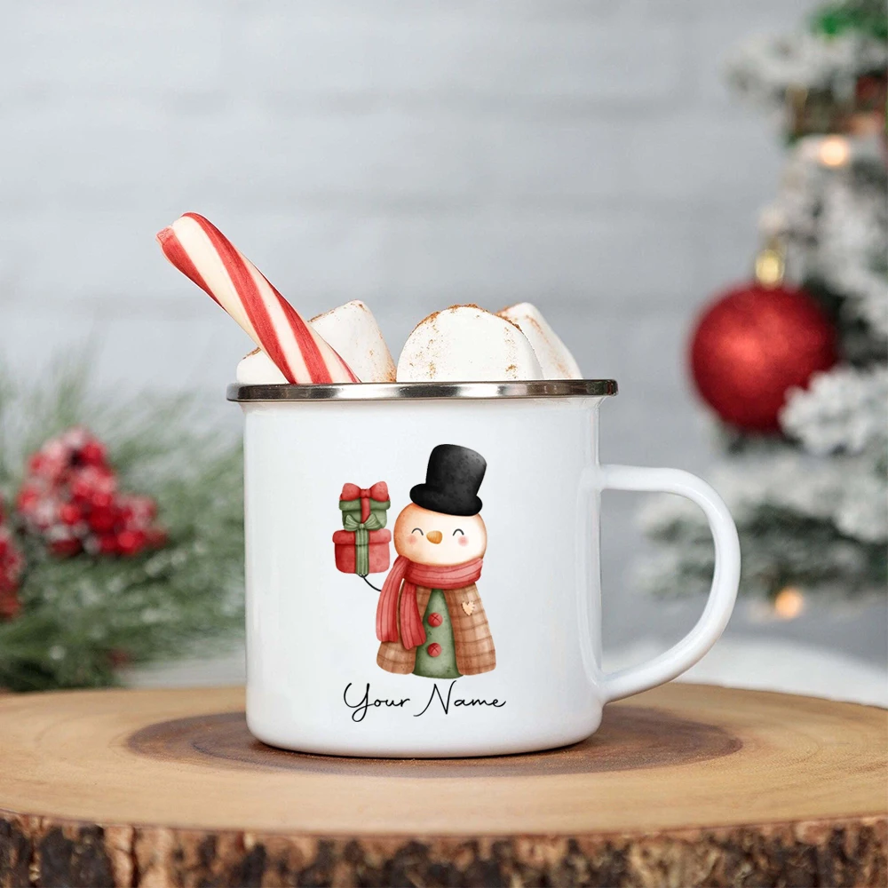 子供のためのパーソナライズされたエナメルマグ,ホットチョコレ - Kids Outdoor Xmas Gifts のレビューと価格