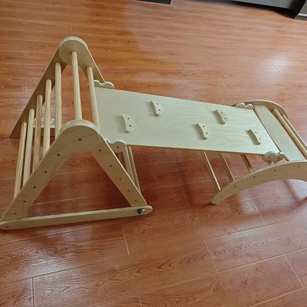 人気沸騰中！3in1モンテッソーリ木製ガーデンレインボー屋内 - Kids Outdoor Playset のレビューと価格