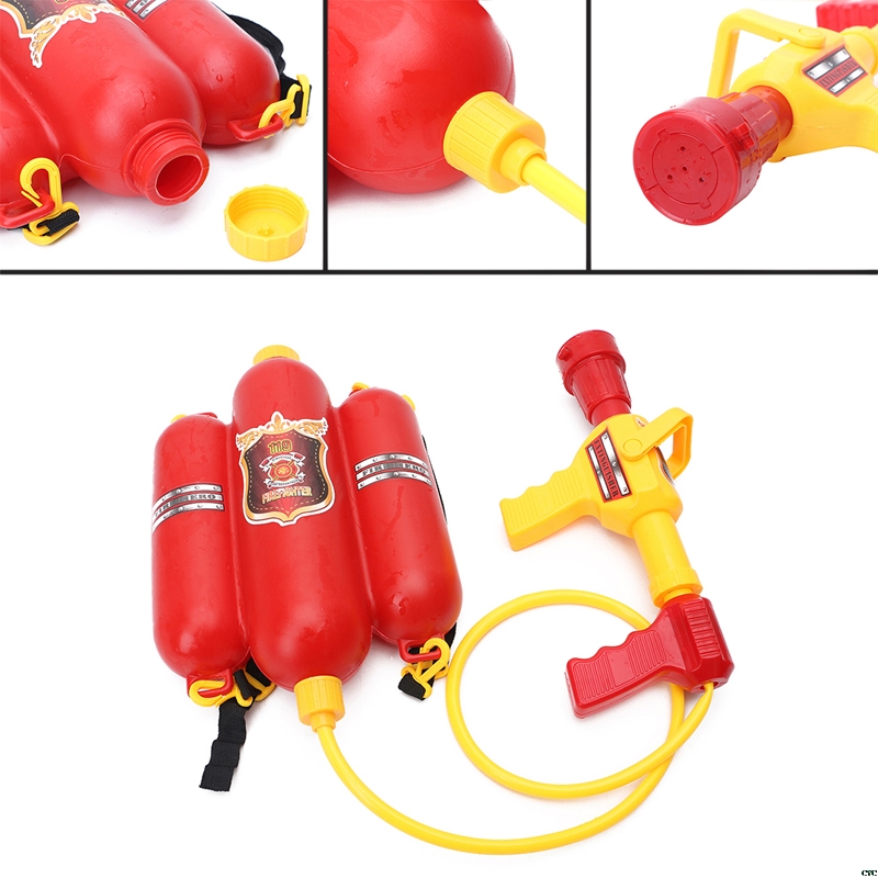 消防バックパック水鉄砲大容量消防士水鉄砲引き出し撮影夏のプー - Kids Outdoor Storage のレビューと価格
