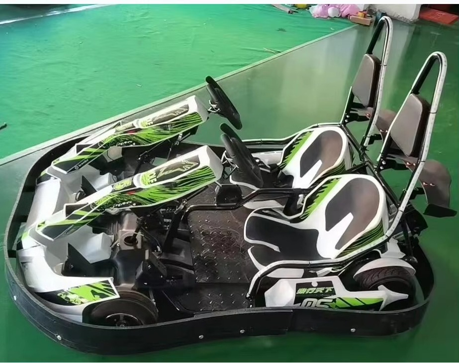 二人乗り電動レーシングカート バッテリー駆動の大人と子供向け - Kids Outdoor Karting のレビューと価格