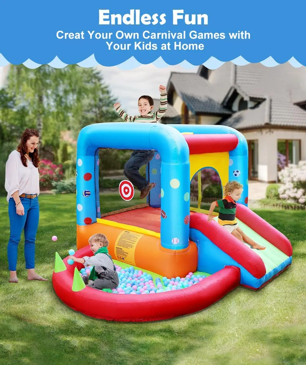 Step4Fun インフレータブルバウンスハウス、子供用キャ - Kids Outdoor Jump House のレビューと価格