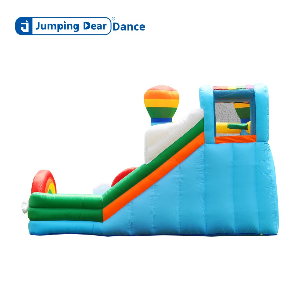 子供用インフレータブルキャッスル、滑り台とジャンプエリア付き - Kids Outdoor Jump House のレビューと価格