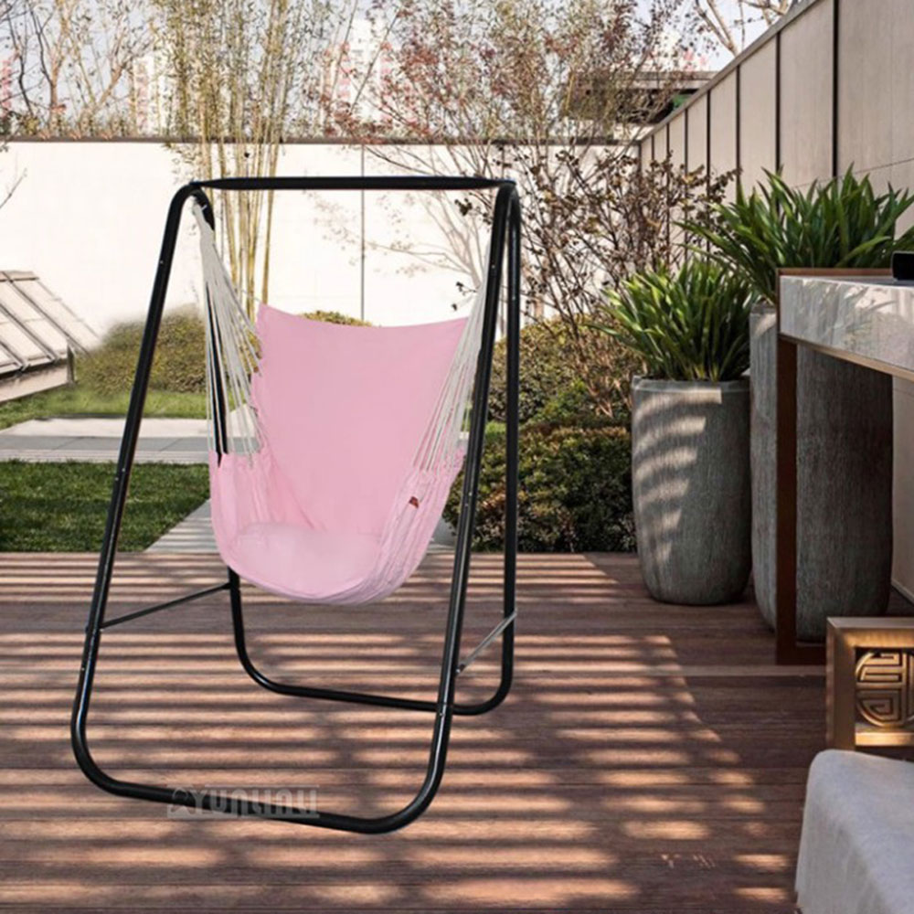 スイングスタンドハンモックハンギングチェア、簡単設置、屋内屋 - Kids Outdoor Hammock Swing のレビューと価格