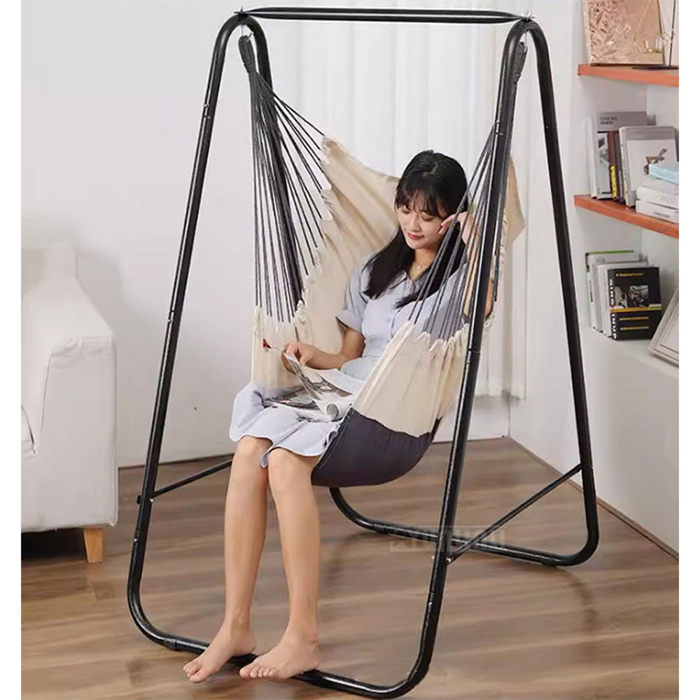 スイングスタンドハンモックハンギングチェア、簡単設置、屋内屋 - Kids Outdoor Hammock Swing のレビューと価格