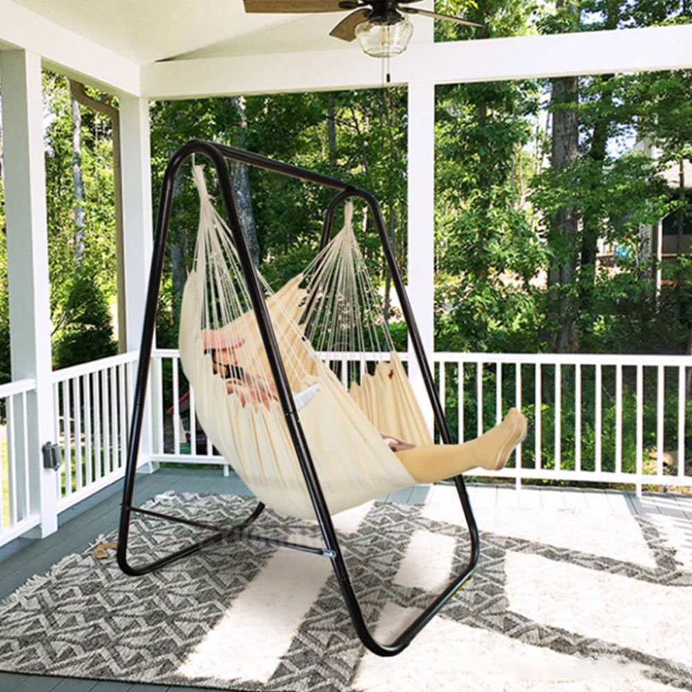 スイングスタンドハンモックハンギングチェア、簡単設置、屋内屋 - Kids Outdoor Hammock Swing のレビューと価格