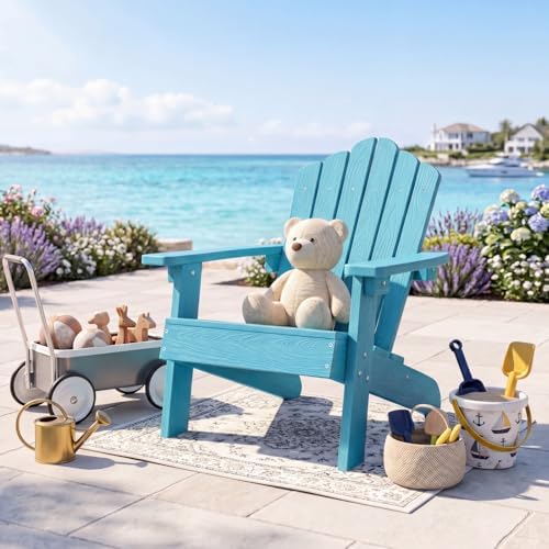 キッズアディロンダックチェア、全天候型HIPS子供用アウトド - Kids Outdoor Adirondack Chair のレビューと価格