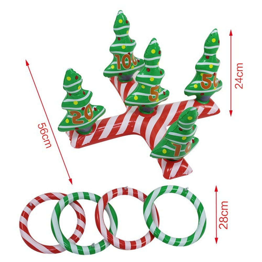 インフレータブルクリスマスツリー、リング付きのお祝いクリスマ - Kids Outdoor Xmas Gifts のレビューと価格
