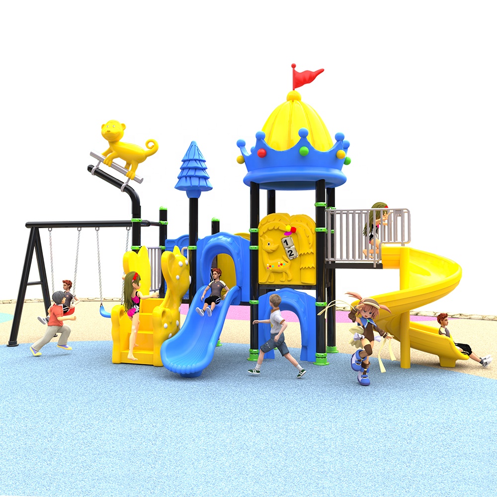 多機能子供用卸売保育園屋外遊び場遊具キッズプラスチック製滑り - Kids Outdoor Swing And Slide のレビューと価格