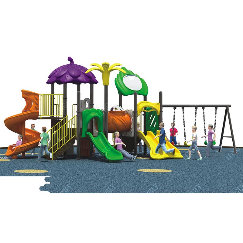 LLDPE多機能キッズスライド（スイング付き）庭、住宅、学校 - Kids Outdoor Swing And Slide のレビューと価格