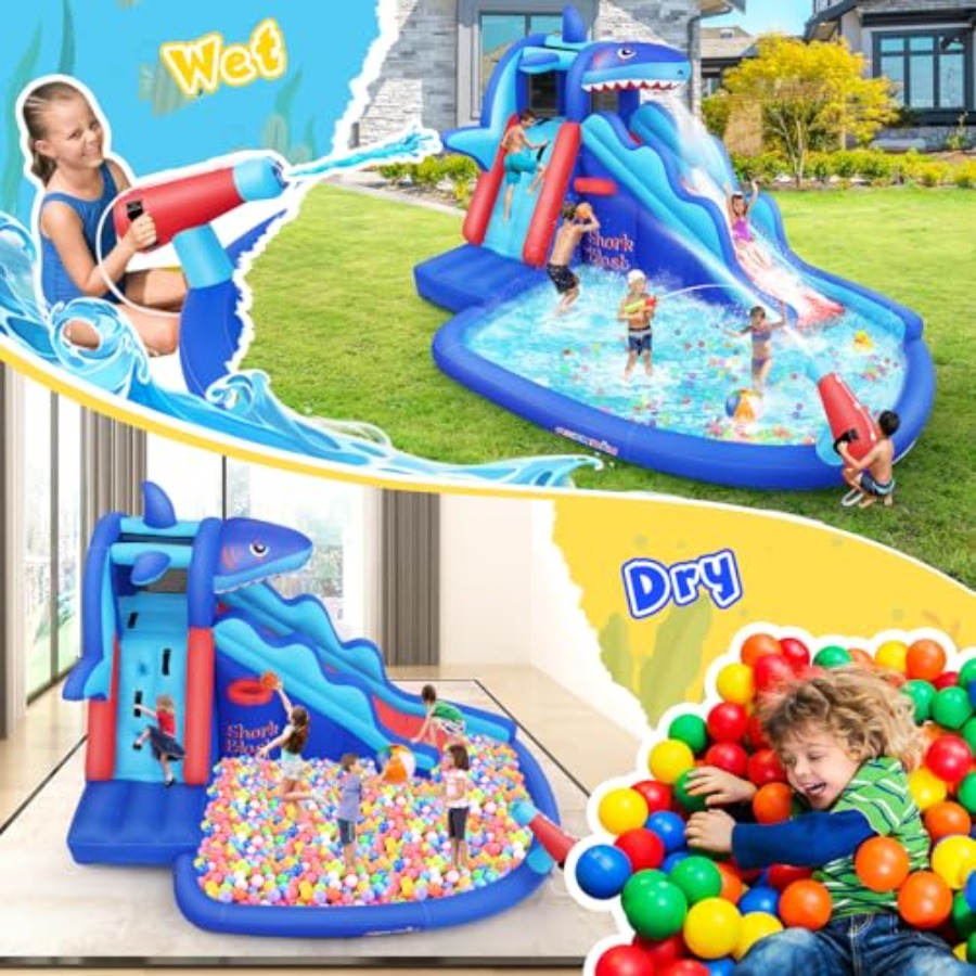 屋外/屋内兼用インフレータブルウォータースライドバウンスハウ - Kids Outdoor Climbing のレビューと価格