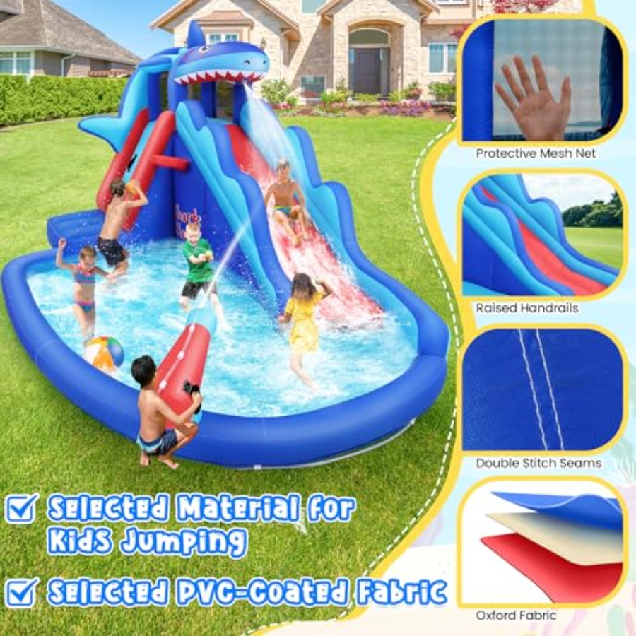 屋外/屋内兼用インフレータブルウォータースライドバウンスハウ - Kids Outdoor Climbing のレビューと価格
