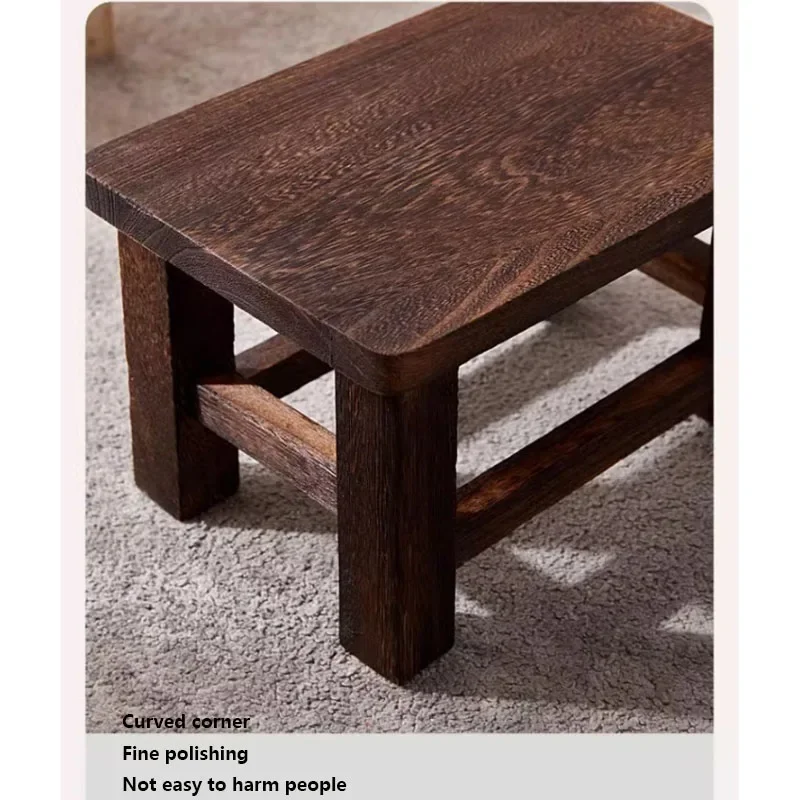 無垢材スツール大人用靴交換スツール子供椅子家庭用バスルームリ - Kids Outdoor Table And Chairs のレビューと価格