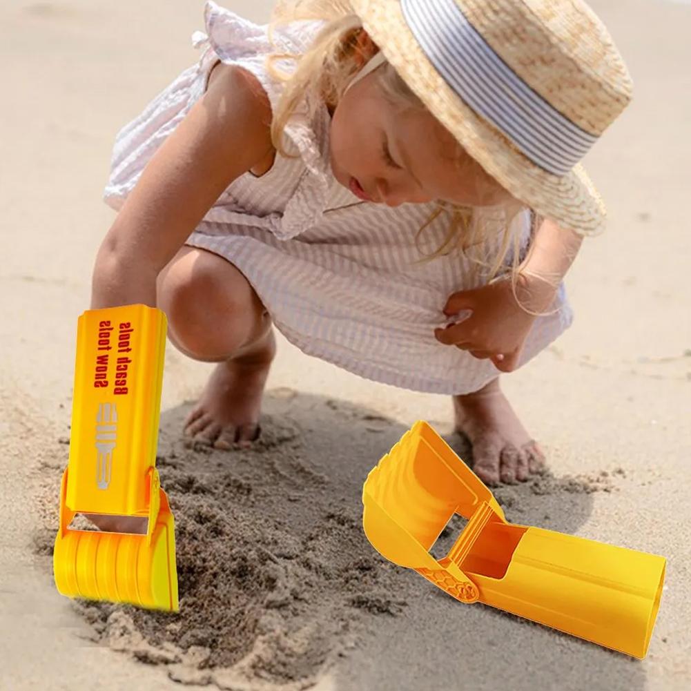 1/3個入り掘削機型砂浜雪遊び子供用ビーチトイシャベルツール - Kids Outdoor Storage のレビューと価格
