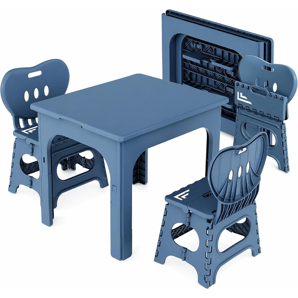 折りたたみ式テーブルと椅子セット、高さ調節可能なポータブルア - Kids Outdoor Table And Chairs のレビューと価格