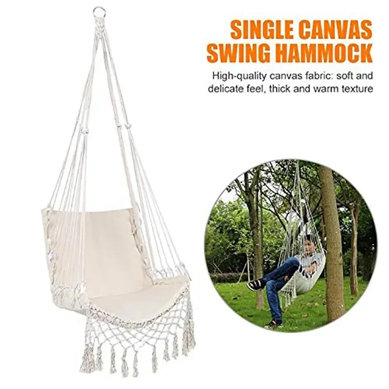 屋外屋内ハンモック スイング 安全ハンモックチェア ロープハ - Kids Outdoor Hammock Swing のレビューと価格