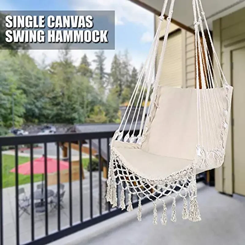 屋外屋内ハンモック スイング 安全ハンモックチェア ロープハ - Kids Outdoor Hammock Swing のレビューと価格