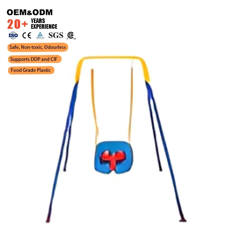 屋外用金属製スイングフレームと滑り台（子供用遊び場、学校、コ - Kids Outdoor Swing And Slide のレビューと価格