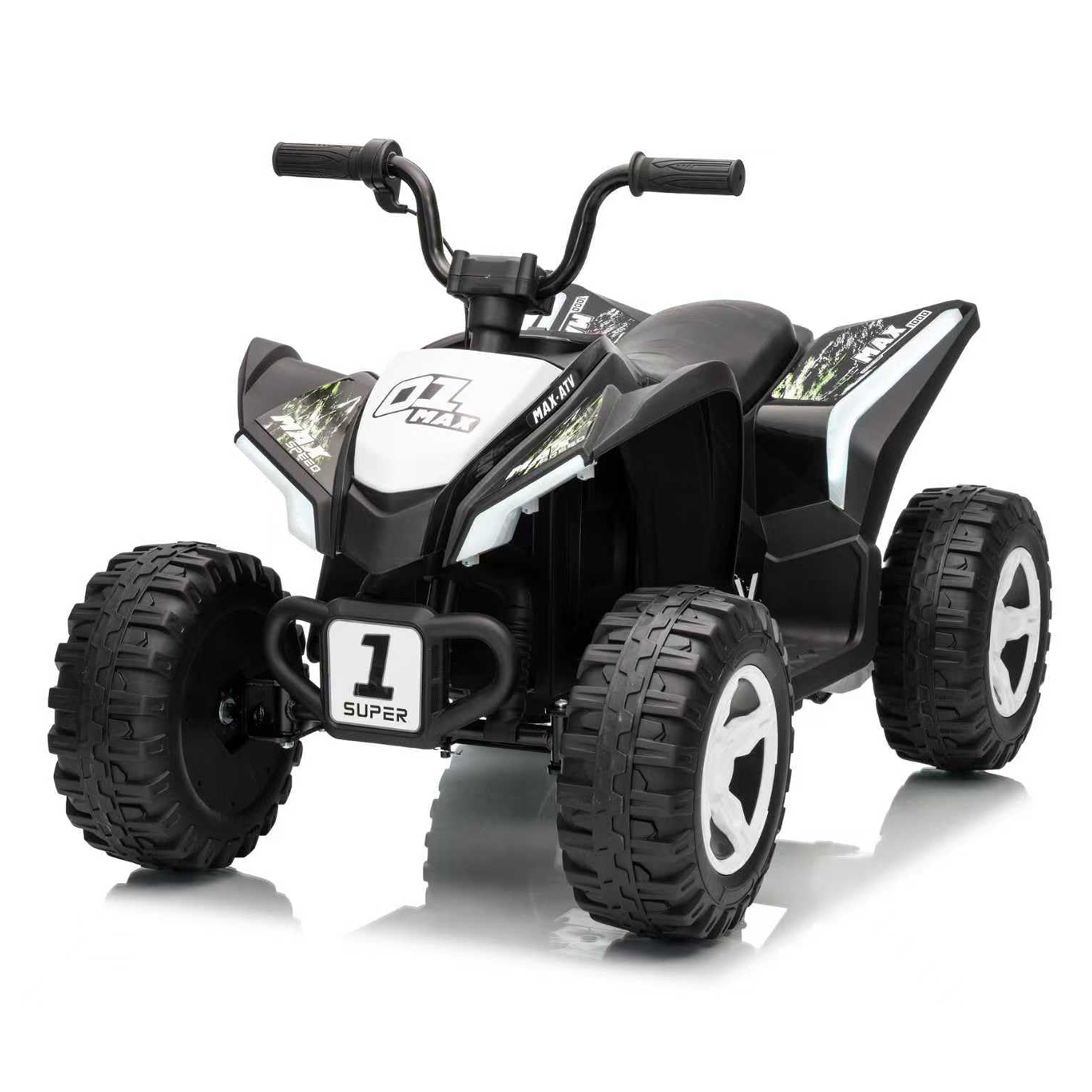 12V電動キッズATV四輪車、デュアル550モーター搭載、前 - Kids Outdoor Electric Quad のレビューと価格
