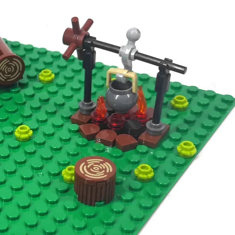 MOC 屋外キャンプとピクニックテントモデルビルディングブロ - Kids Outdoor Table And Chairs のレビューと価格