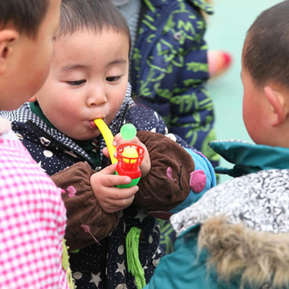 4 個子供用プラスチックパイプ吹きボールおもちゃアウトドアス - Kids Outdoor Activity Toys のレビューと価格