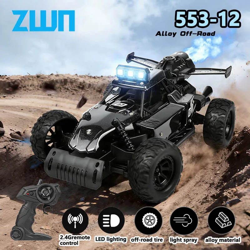 ZWN 1:18 2.4G RCカー LEDライト付き 合金 - Kids Outdoor Climbing のレビューと価格