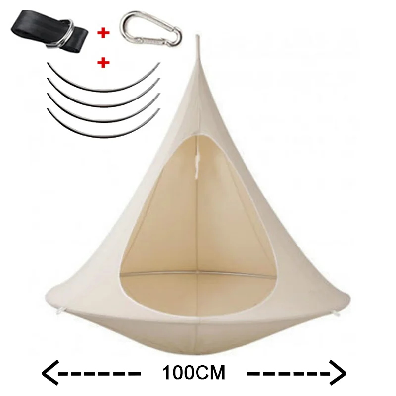 子供スイング屋外ガーデンキャンプハンモックツリーテント子供椅 - Kids Outdoor Hammock Swing のレビューと価格