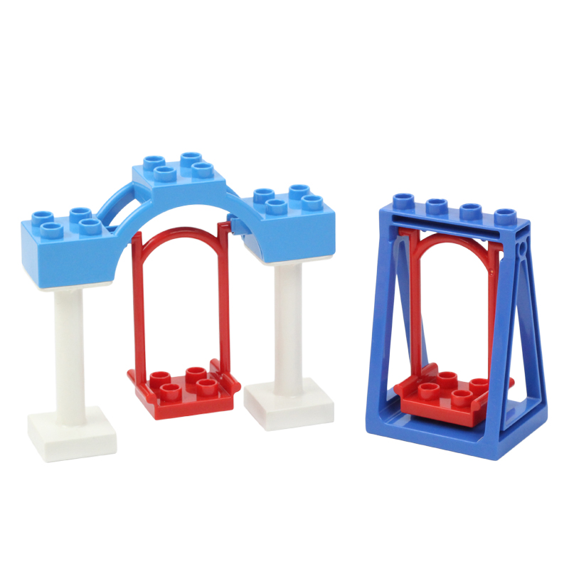 ビッグビルディングブロック遊び場パイプライン部品スライドはし - Kids Outdoor Swing And Slide のレビューと価格