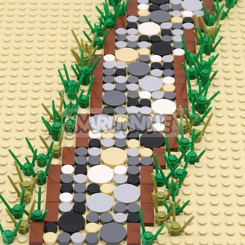 350 個ラウンドタイルブロック 1x1 2x2 MOC レ - Lego Set City のレビューと価格