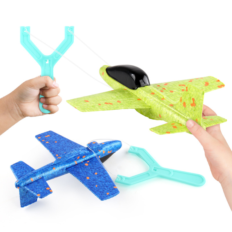 子供射出泡航空機おもちゃパチンコ射出飛行夜の光手投げ屋外スポ - Kids Outdoor Storage のレビューと価格